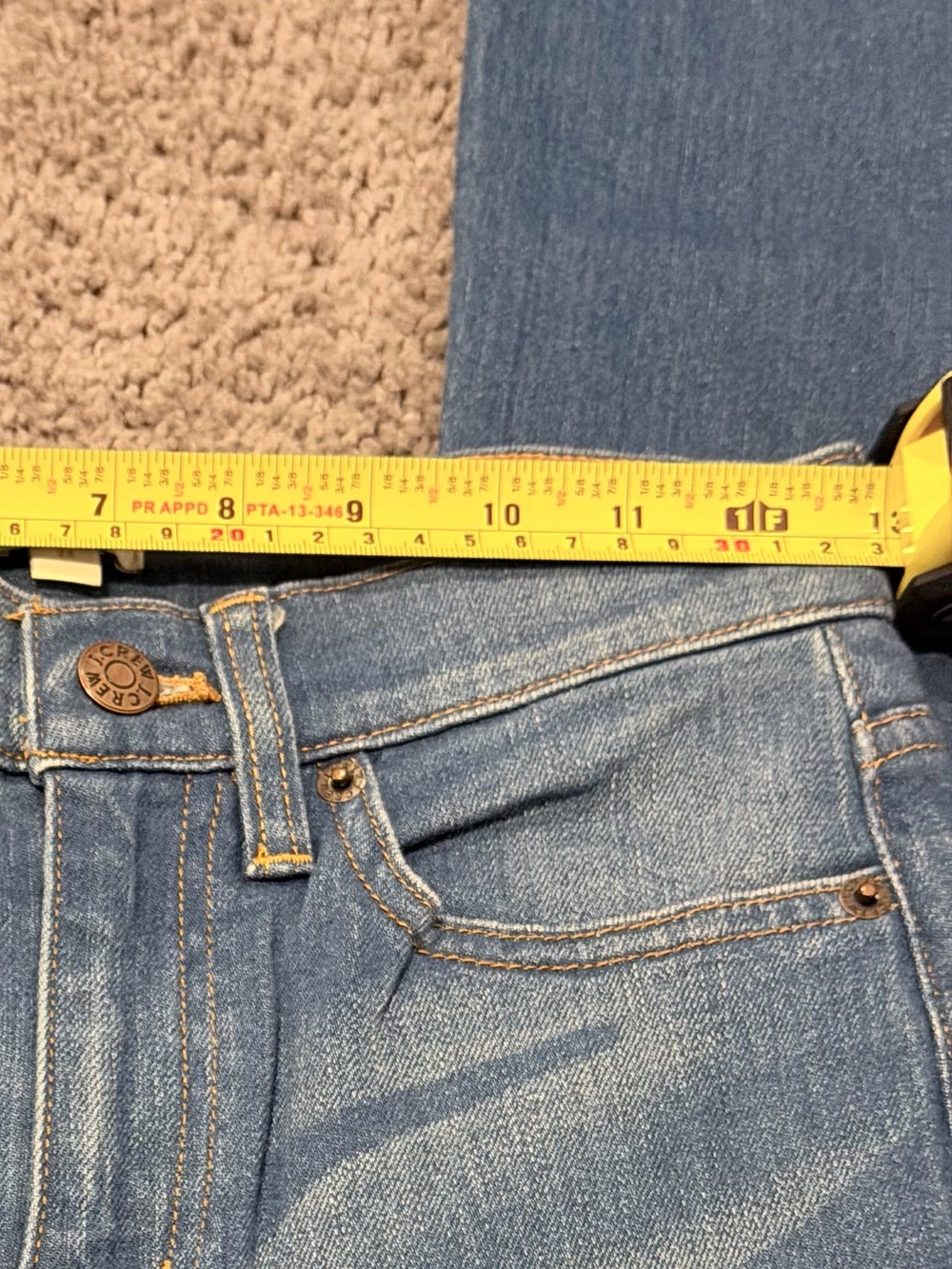 Madewell Light Blue High-Rise Flare Jeans Size 25 - Picture 4 of 6